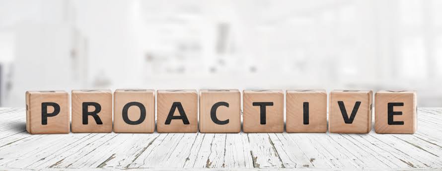 Developing a proactive attitude and mindset